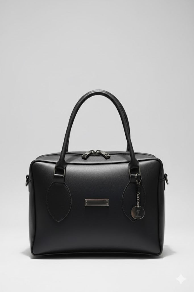 Dual-Zip Crossbody Bag for Women | Stylish PU Leather Shoulder Purse | Ladies Dual Zipper Bag | PU Leather Crossbody Purse | Multi-Compartment Shoulder Bag | Everyday Fashion Handbag | Small Travel Crossbody