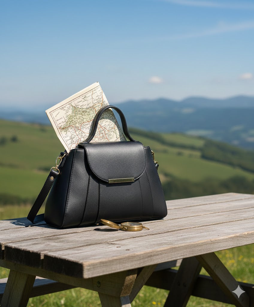 Premier & Unique Ladies Handbag | High-Quality Designer Style Purse | Unique Structure Handbag | Luxury-Look Women's Purse | Elegant Fashion Tote Bag | Statement Shoulder Bag