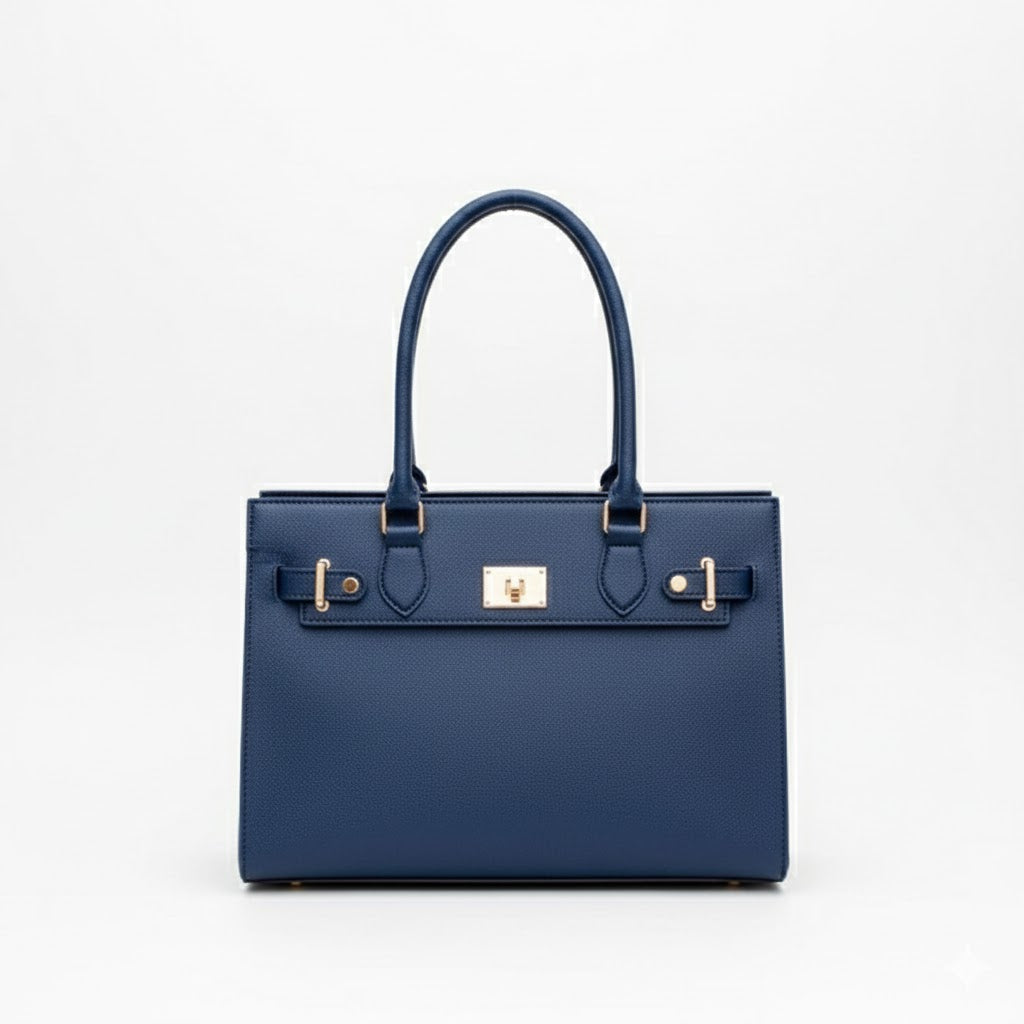 M&S Collection Women's Faux Leather Tote Bag - Stylish & Practical Shoulder Bag | Ladies Everyday Bag | Women's Vegan Leather Purse | M&S Quality Handbag