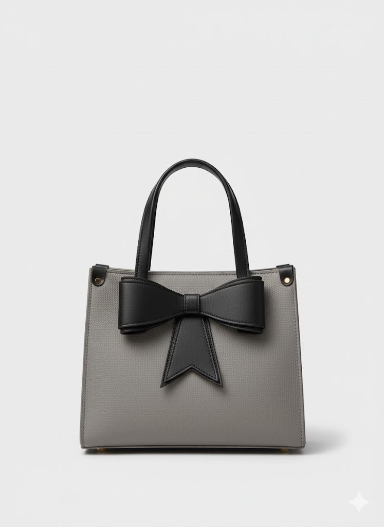 Aesthetic Bow Charm Tote Bag | Cute Canvas Shoulder Bag for Women | Aesthetic Tote Bag | Canvas Shoulder Bag | Cute Tote Bag | Large Capacity Handbag | Women's Bow Purse