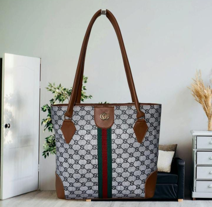 Elite Ladies Tote Handbag: Luxury Vegan Leather Work & Shoulder Bag | Vegan Leather Tote Bag | Structured Work Handbag | Large Capacity Shoulder Bag | Everyday Elite Tote | Zippered Commuter Bag