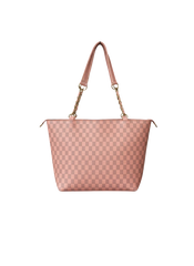 Checkered Tote Hand Bags