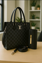 LV Royal Check Tote Hand Bags