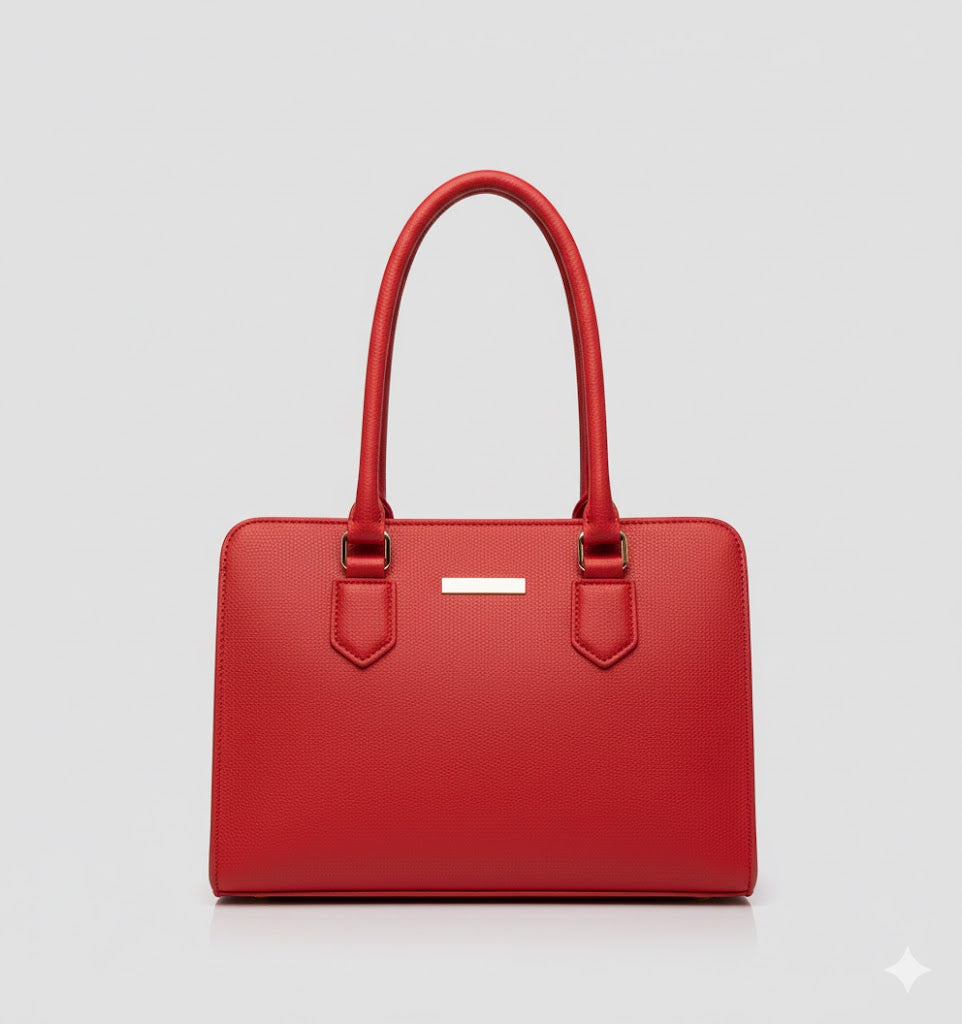 Eleganza Structured Top-Handle Bag | Luxury Shoulder Crossbody Handbag | Luxury Top Handle Bag | Elegant Ladies Purse | Fashionable Crossbody | Small Structured Bag | Evening Clutch Bag