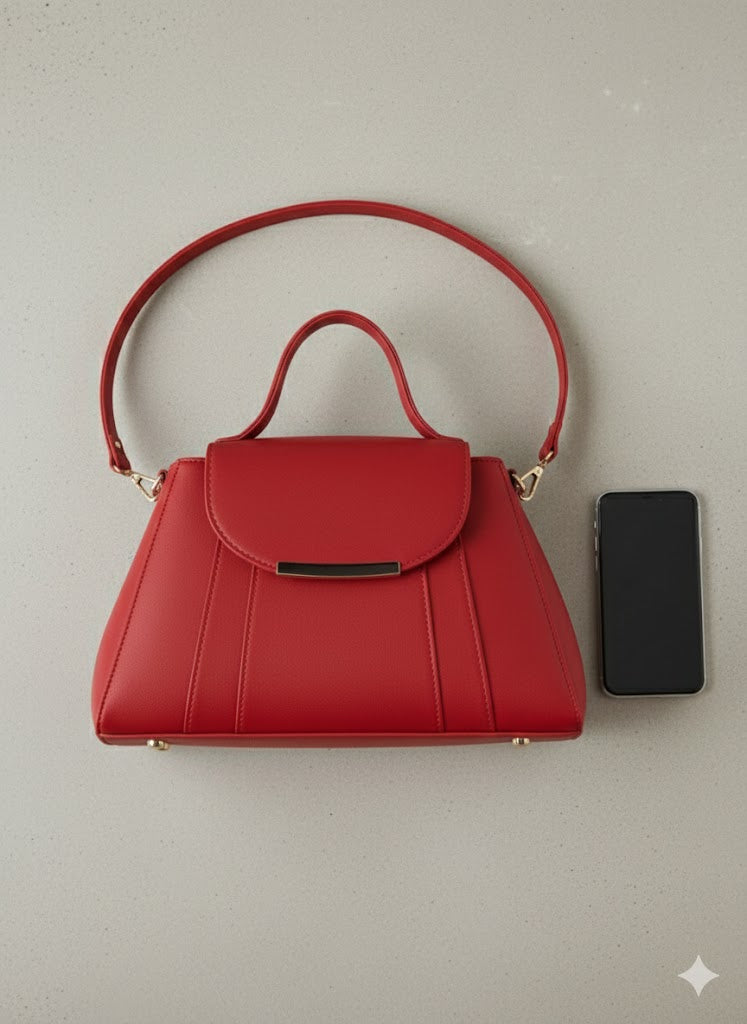 Premier & Unique Ladies Handbag | High-Quality Designer Style Purse | Unique Structure Handbag | Luxury-Look Women's Purse | Elegant Fashion Tote Bag | Statement Shoulder Bag