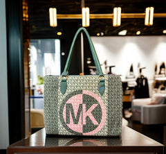 Bella MK Large Ladies Tote Bag - Designer Shoulder Work & Travel Purse | Women's Work Tote | Designer MK Handbag | Large Capacity Shoulder Bag | Everyday Ladies Purse |